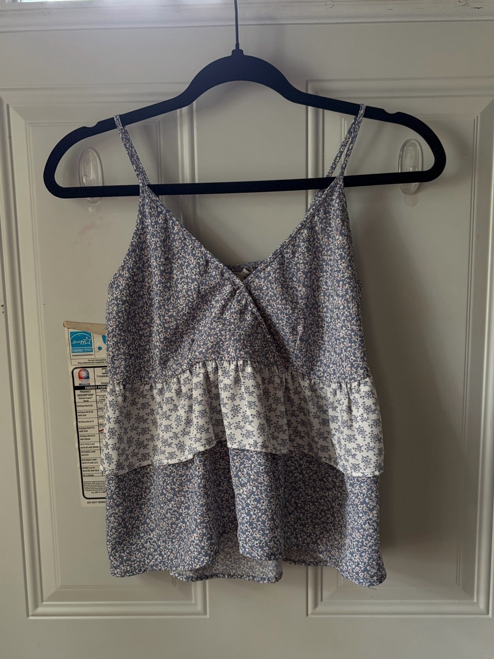 Paper Crane Floral Mixed-Print Ruffled Cami Top 🌸